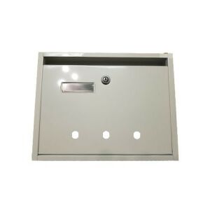 Lépcsőházi Postaláda (MONACO) 310 x 230 x 60 mm lefele nyíló FEHÉR 128240187 - Perfekto