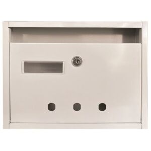 Lépcsőházi Postaláda (Rio) 350Mm X 270Mm X 60Mm Lefele Nyíló Névjegy Fehér 136290585 - Perfekto