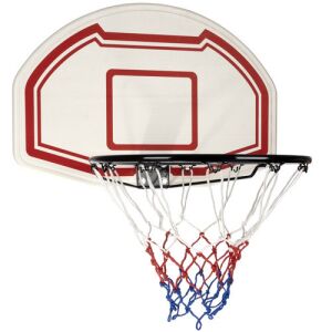 Basketbalový kôš Trizand, 45 cm priemer, červená, biela a modrá sieť - Basketbal