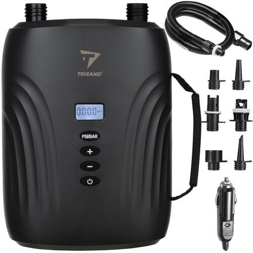 Trizand 25262 Elektromos Pumpa SUP Deszkához, Kajakhoz és Pontonhoz - 12V, 350 l/perc, 20 PSI