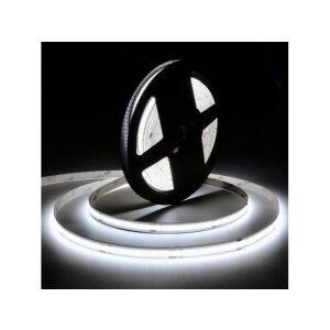 MARATHON COB LED szalag , áramgenerátoros IC-vel , 24 Volt DC , 7.5W/m , 480 led/m , 8mm , &gt;90Ra , hideg fehér , LEDISSIMO 128241812 - LEDISSIMO