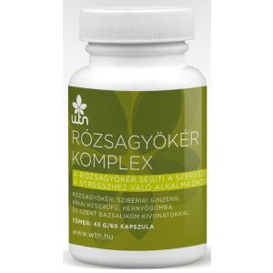 WTN Rózsagyökér Komplex 60 kapszula stresszoldásra és energiára - WTN