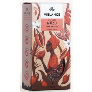 Viblance Eper Kakaó ropogós müzli 300g 129817163 - Gabonapehely