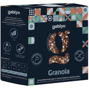 Gabiyo Granola Étcsokoládé-törökmogyoró 275g 129817612 - Gabonapehely