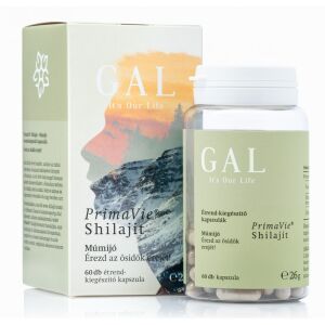GAL PrimaVie Shilajit kapszula csomagolással - GAL