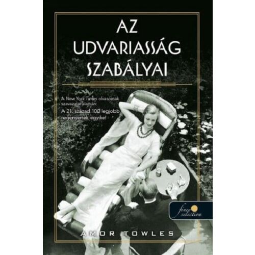 Az udvariasság szabályai könyvborító, szerző: Amor Towles 