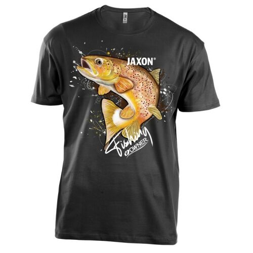 Jaxon jaxon t-shirt black trout s 128260529