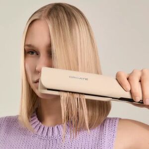 Placa de indreptat si uscat parul 2in1, CREATE, Ceramic Air Styler Dual, bej 135909432 - Coafură