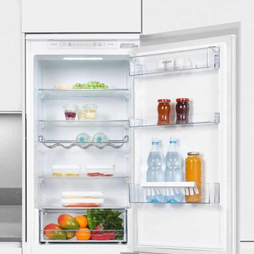 Beépíthető hűtő, Exquisit, Full No Frost, 246 literes, fehér