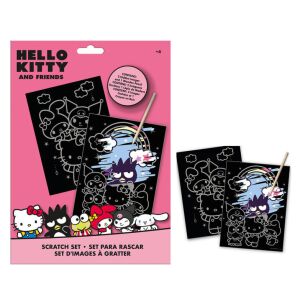 Hello Kitty Friends scratch képkarcoló készlet