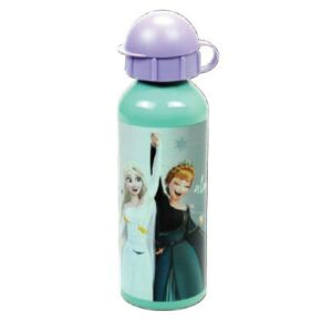 Алуминиева бутилка за вода Disney Frozen Victory с капачка за пиене, 520 ml - Носител на храна и напитки