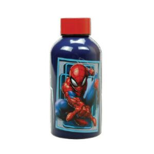 Butelka na wodę ze stali nierdzewnej Spiderman World, 500 ml, niebieska z wzorem Spidermana - Nośnik żywności i napojów