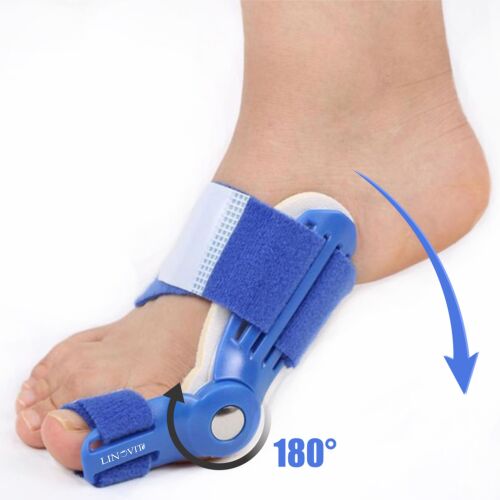 Set 2 bucati Corector Monturi, Linovit®, Eliminarea Inflamatiilor si Ameliorarea Durerii, Ajustabil, Albastru