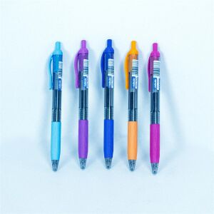 Nebuló zselés tollak, 0.5mm, vegyes színek, kék tinta, 30 darabos csomag - Nebulo