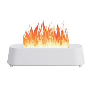 Овлажнител за въздух с ароматерапевтичен дифузер с ефект на пламък NEXTLY, RGB околно осветление, автоматична промяна/фиксиране на цвета,... 131988520 - Дифузер