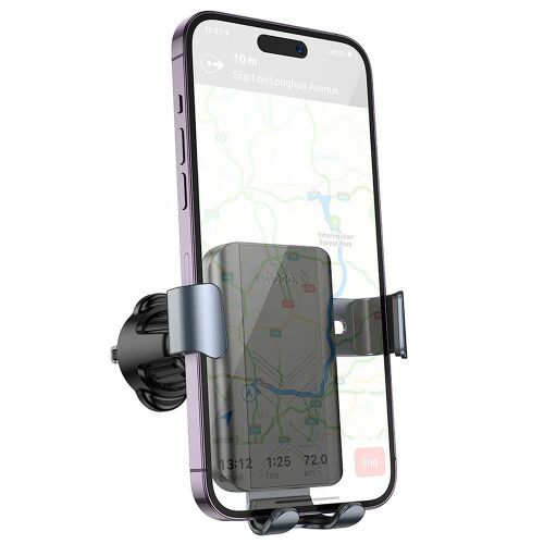 HOCO H70 Gravity Auto-Handyhalterung zur Montage am Lüftungsgitter mit Telefon und Navigation