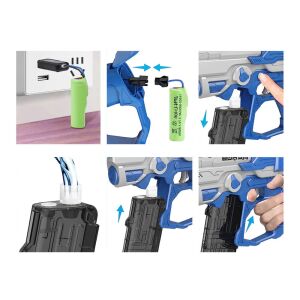 Pistol cu ?apă electric cu rază lungă de acțiune ZA4959 135958652 - Pistoale cu apa