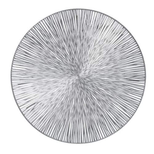 4 db Zeller műanyag szalvéta készlet, 38 cm, ezüst 135873613