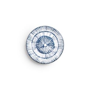 Ibili Zeeland Porzellan-Dessertteller, blau und weiß - Abendessen