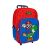 Plecak Super Mario Troller, 36 cm, czerwony i niebieski, z kółkami, z Mario i Yoshi