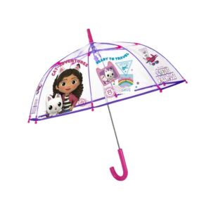 Parasol transparentny, Perletti, Gabby's, 45 cm, Kolekcja Domków dla Lalek Gabby 128269629 - Parasol dziecięcy