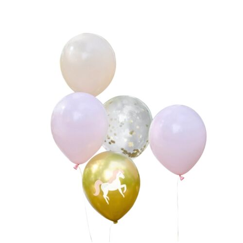 Sada 5 latexových balónov, model Princess, Amscan, 30 cm 128269645