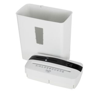 Adler AD 1037 iratmegsemmisítő, 200 W, 13 l, 22 cm-ig, egyszerre 6 lap, CD/DVD- és hitelkártya-nyílás, Automatikus indítás/leállítás, Fordított funkció, 69 dB, Fehér