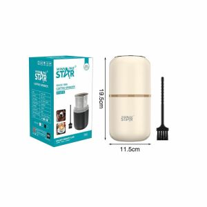 Mlynček na kávu WinningStar s rozmermi a čistiacou kefou - Mlynčeky na kávu a Automatický kávovar