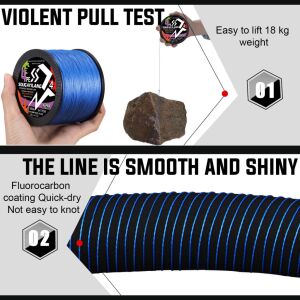 Sougayilang 100M 4 szálas PE fonott horgászzsinór – erős és tartós a maximális fogásért 136292528 - Fonott zsinór