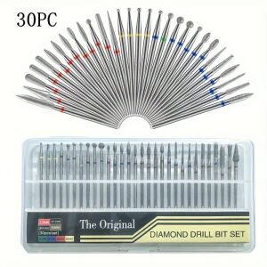 30db/készlet Körömpolírozó Bitek, Körömfúrók, Körömpolírozó Tisztítókefe, Pedikűr Eltávolító Akril Zseléhez, Körömpolírozó Eszközök, Nail Art Pedikűr Manikűr Eszközök 128271556 - Műköröm csiszológép kiegészítő