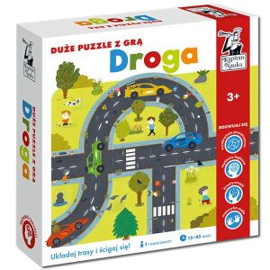 30 darabos útépítő puzzle játék gyerekeknek, 3 m pályával és autókkal