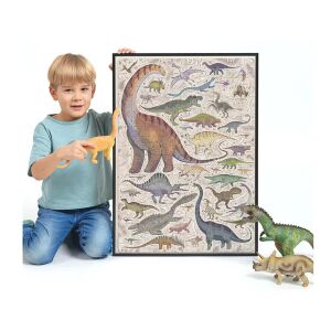 Puzzlove CzuCzu Dinosaurier Puzzle 200 Teile fertiggestellt - CzuCzu
