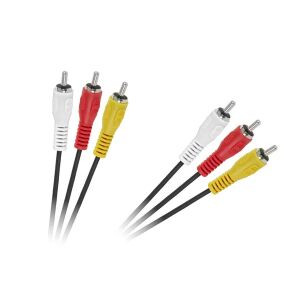 3×RCA (cinch) apa-apa kábel, 1,5 m – audio-video összekötő 128277601 - RCA kábel