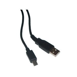 Mini USB–USB A kábel 1,5 m, Canon kompatibilis, szürke 128277768 - USB kábel