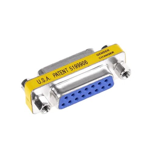 DB15 15-tűs anya-anya csatlakozó toldó, 2 sor 128277865