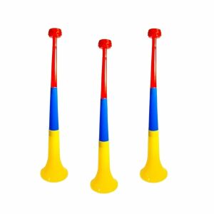 Set trei vuvuzele tricolore - Goarne de Stadion, Petreceri, Evenimente 128278252 - Accesorii pentru petrecere
