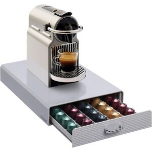 Navaris kávékapszula tartó 50 Nespresso kapszulához, szürke, 47364.03.22