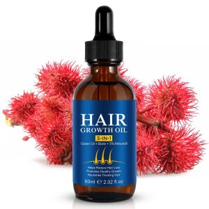 Ulei Premium 3 in 1 pentru Cresterea Parului cu Biotina si Ulei de Ricin, NOVA KISS®, 60 ml 128278835 - Frumusețe și sănătate