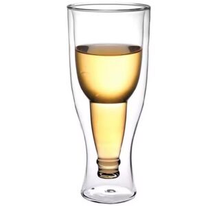 Pufo duplafalú boroszilikát üveg söröspohár, 400 ml 128279365 - Söröspohár