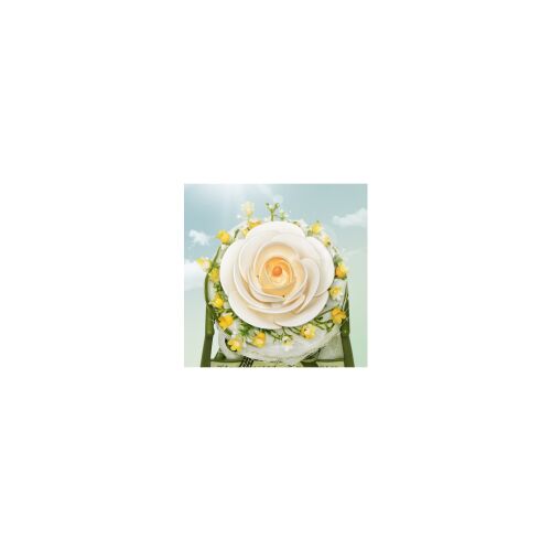Puzzle 3D, Camelia alba, ROKR, 63 piese 136052138