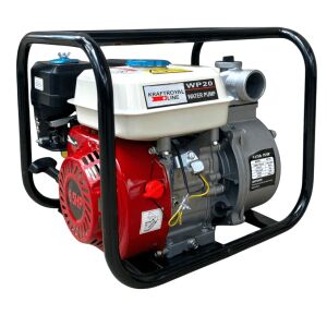 Kraftroyal MW-WP20 benzinmotoros vízszivattyú, 6.5 LE, 7 méteres szívómélység - Öntözés