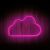 Neon led dekorációs lámpa rózsaszín felhő 128280155