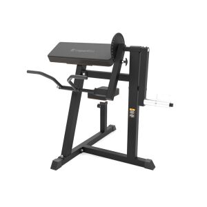 inSPORTline X-NT BT20 Biceps a Triceps Curl, bicepsz és tricepsz erősítő gép, fekete, ferde nézet - Edzőpad