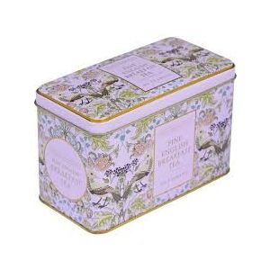 NET Angol Délutáni tea rózsaszin fém dobozban - énekes rigó mintával 136115585 - Potraviny & Nápoje