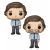 Funko POP! The Office Jim Halpert és Chase Változat Vinyl Figurák