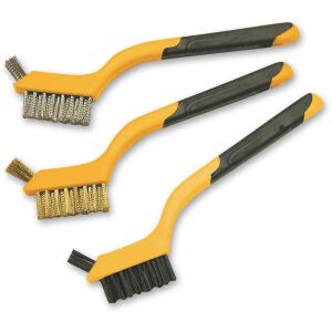 3 db-os drótkefe szett - réz acél és nylon szálas kefékkel 128289962 - Drótkefe