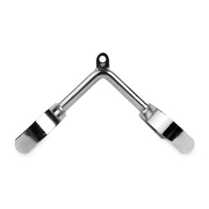 VirtuFit V alakú evező rúd, króm, kábelgépekhez, edzőtermi felszerelés, edzés, fitnesz - VirtuFit