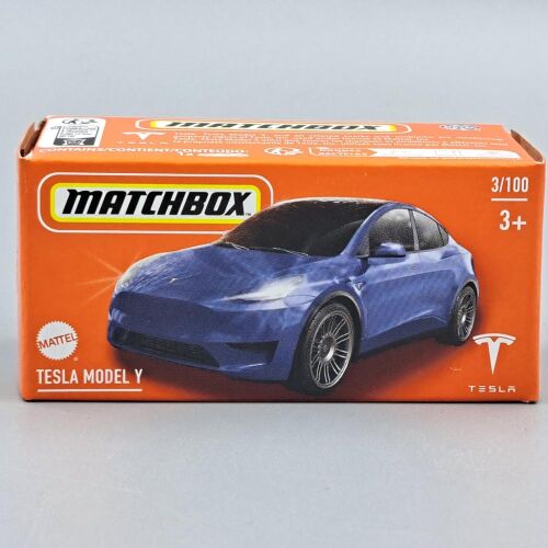 Tesla model Y 1:64 Matchbox kék D 138960601 - Matchbox