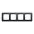 Schneider Sedna Design négyes (4-es) keret antracit SDD314804 128298005