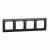 Schneider Sedna Design négyes (4-es) keret antracit SDD314804 128298005